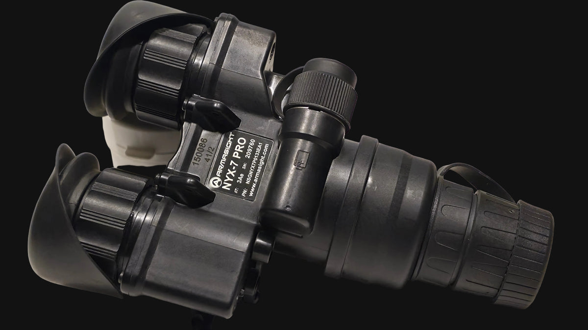 Bi-Ocular Armasight NYX-7 Pro Gen 3 Green Phos & Mount